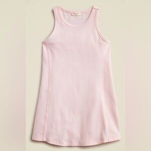 J Crew Pink Ribbed Active Tank Dress